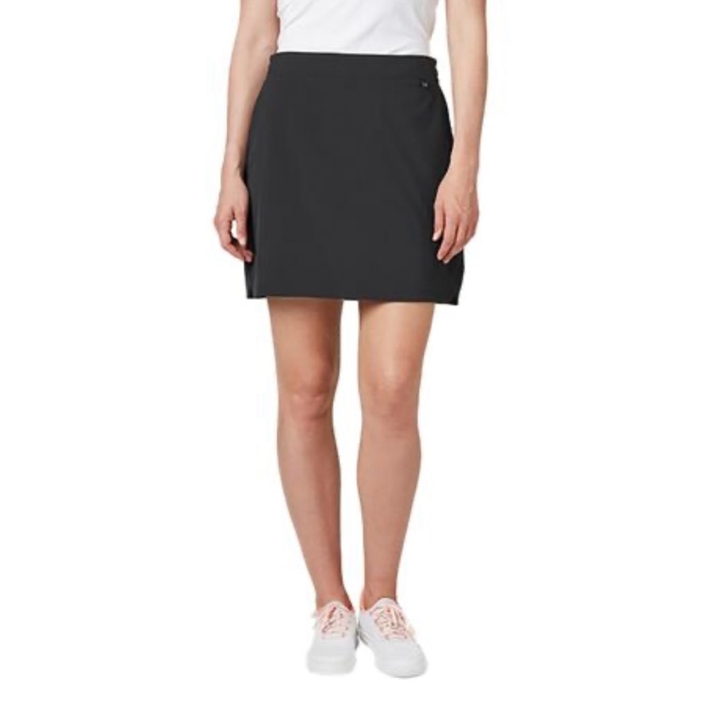 32• cool women’s size small tennis skort with front pockets color black‎
